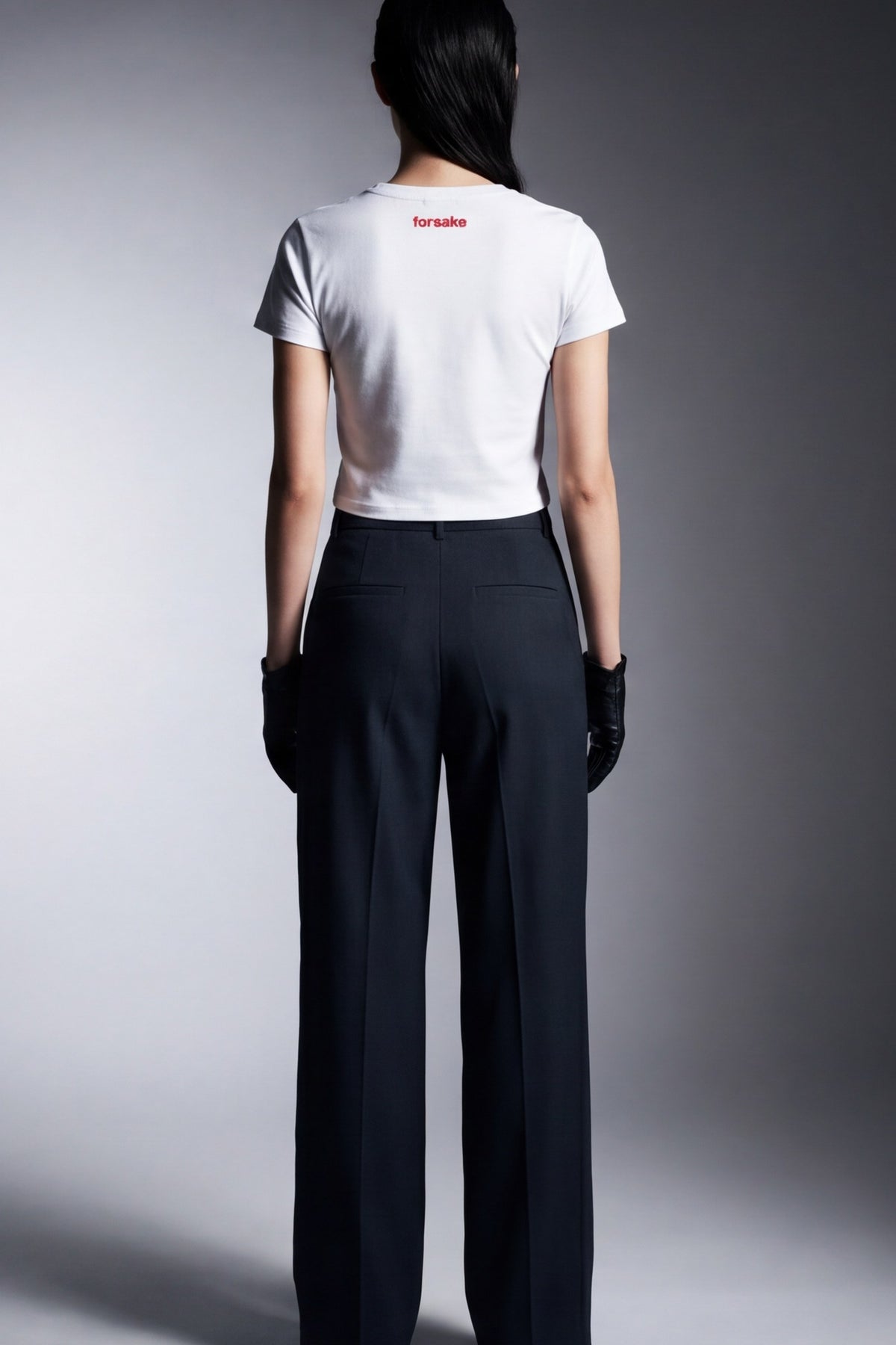 FFS cropped 2:3 | original_media:gid://shopify/MediaImage/30933668888679 | position:5 | Forfksake Bitch White Baby Tee
