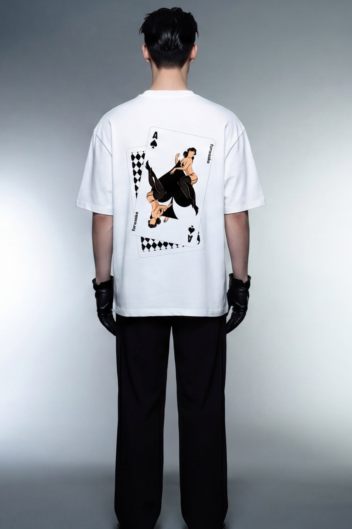 FFS cropped 2:3 | original_media:gid://shopify/MediaImage/30934128197735 | position:5 | Forfksake Play Your Hand White T-Shirt