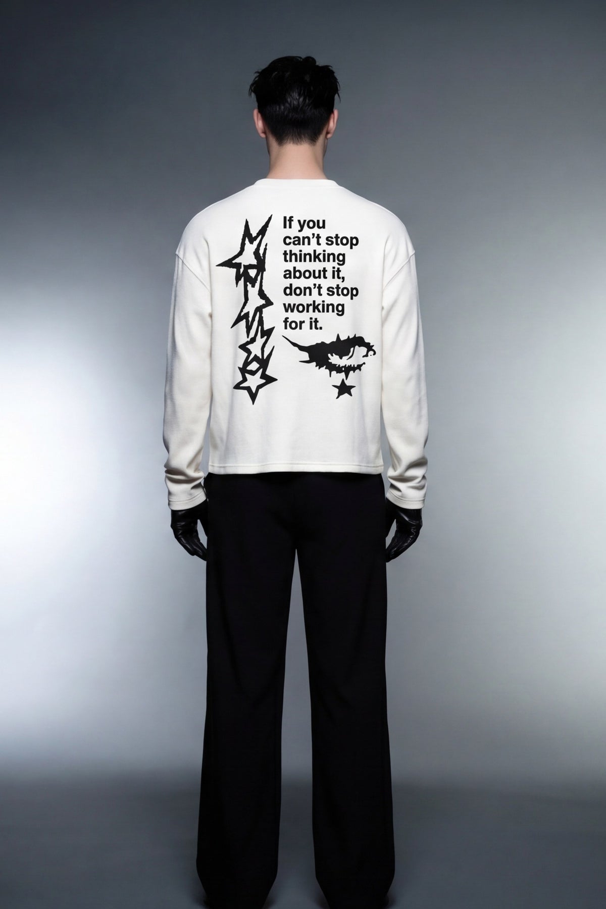 FFS cropped 2:3 | original_media:gid://shopify/MediaImage/30933694316647 | position:6 | Forfksake Don't Stop Working Waffle Long Sleeve Off White