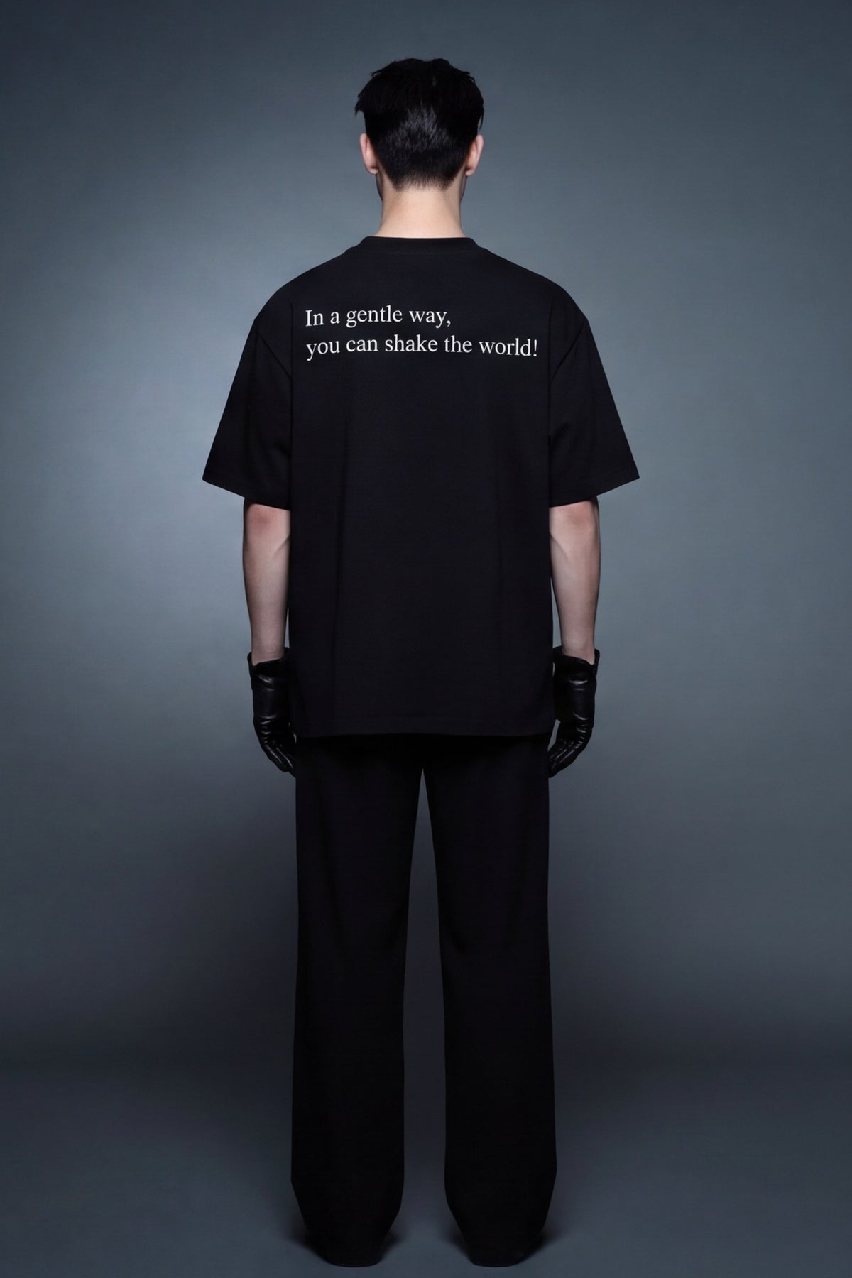 FFS cropped 2:3 | original_media:gid://shopify/MediaImage/30933772730471 | position:6 | Forfksake Gentle Black T-Shirt