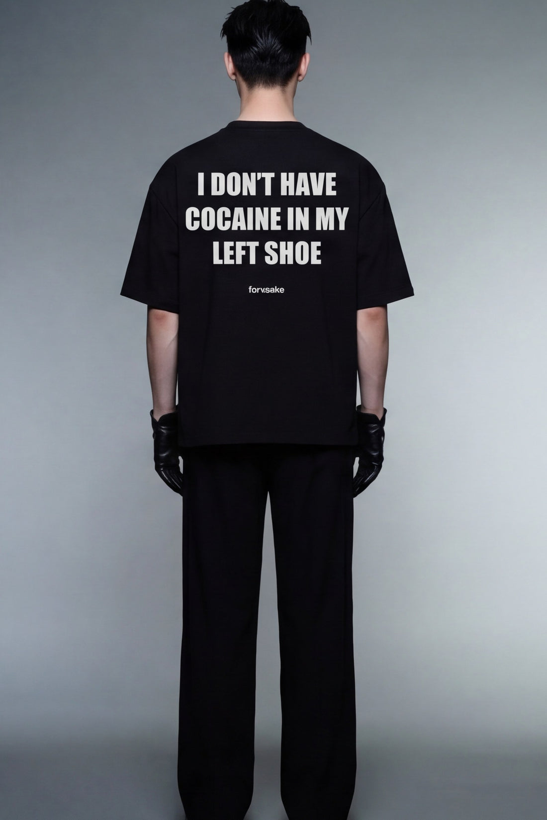 FFS cropped 2:3 | original_media:gid://shopify/MediaImage/30933991424103 | position:6 | Forfksake I Don't Have Cocaine T-Shirt Black
