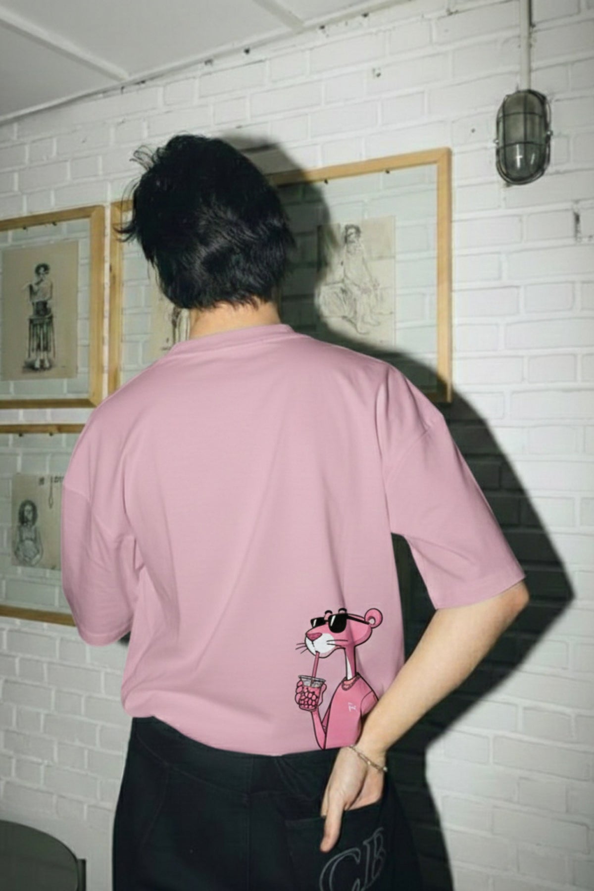 FFS cropped 2:3 | original_media:gid://shopify/MediaImage/30934009020519 | position:6 | Forfksake Just Chill And Do Nothing Pink T-Shirt