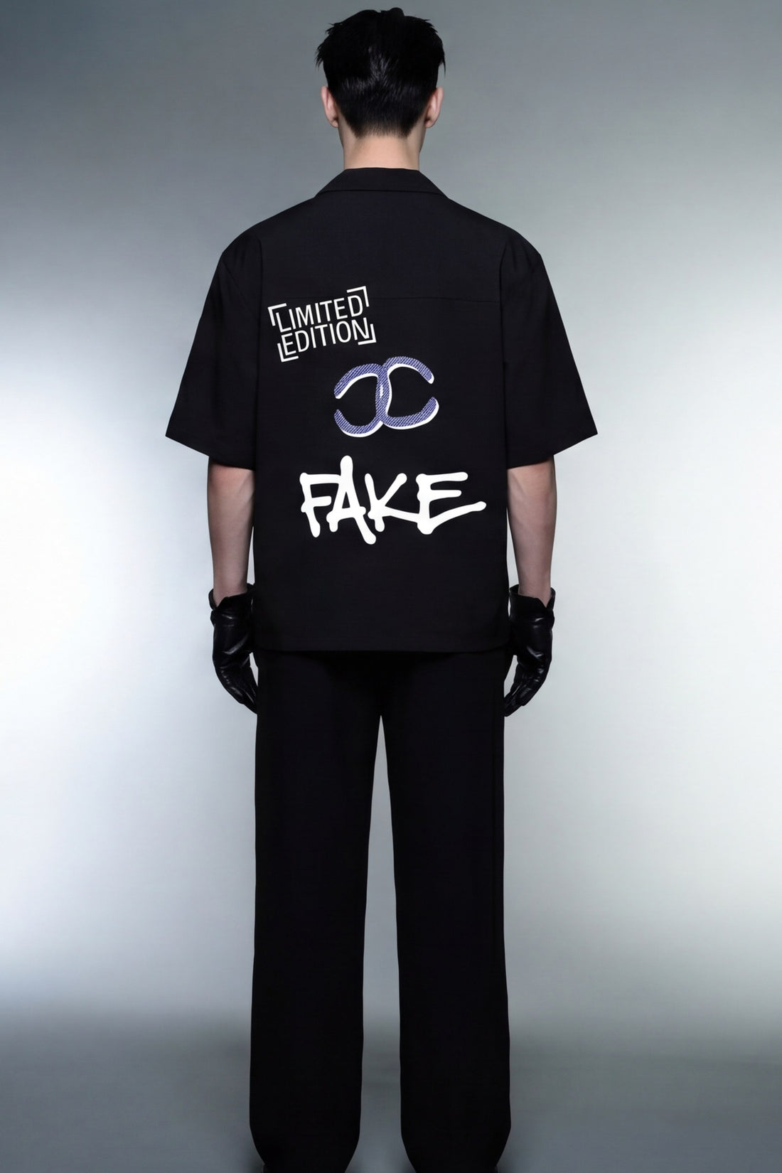 FFS cropped 2:3 | original_media:gid://shopify/MediaImage/30934016786535 | position:6 | Forfksake Limited Edition Fake Bowling Shirt Black