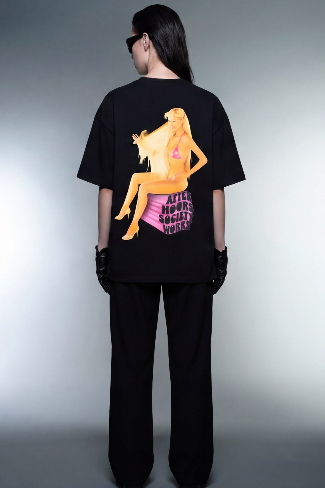 FFS cropped 2:3 | original_media:gid://shopify/MediaImage/30933471854695 | position:7 | Forfksake After Hours Muse Tee - Black