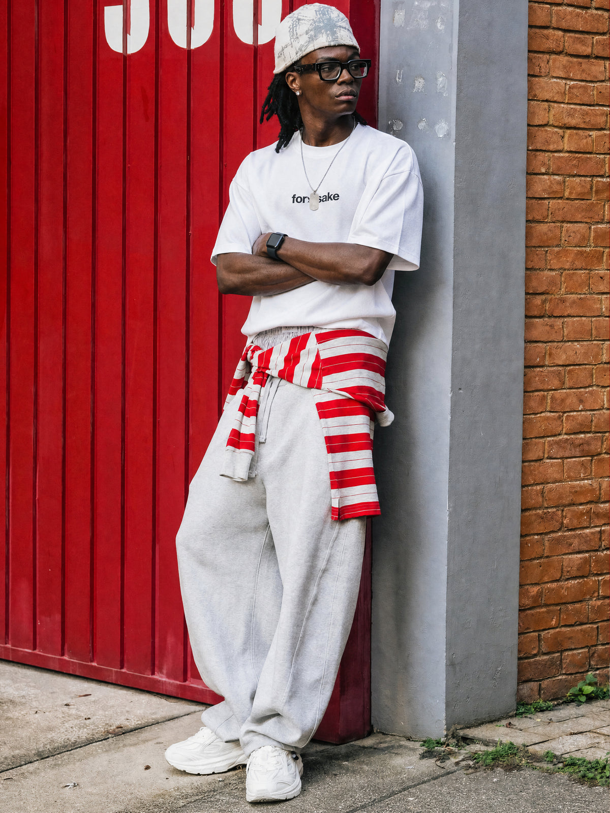 Forfksake Dirty Martini Club Nude White T-Shirt