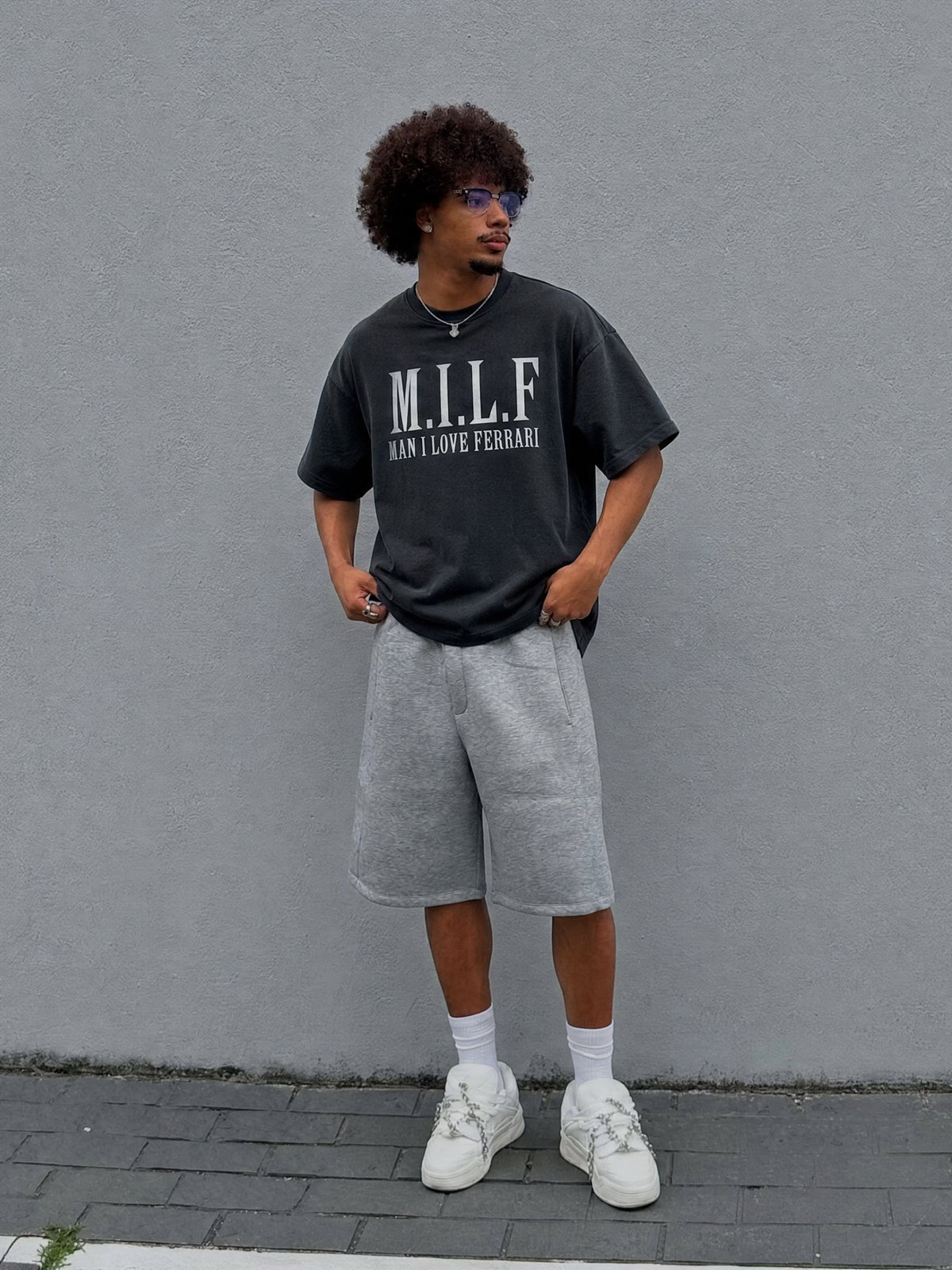 Forfksake M.I.L.F Black T-Shirt
