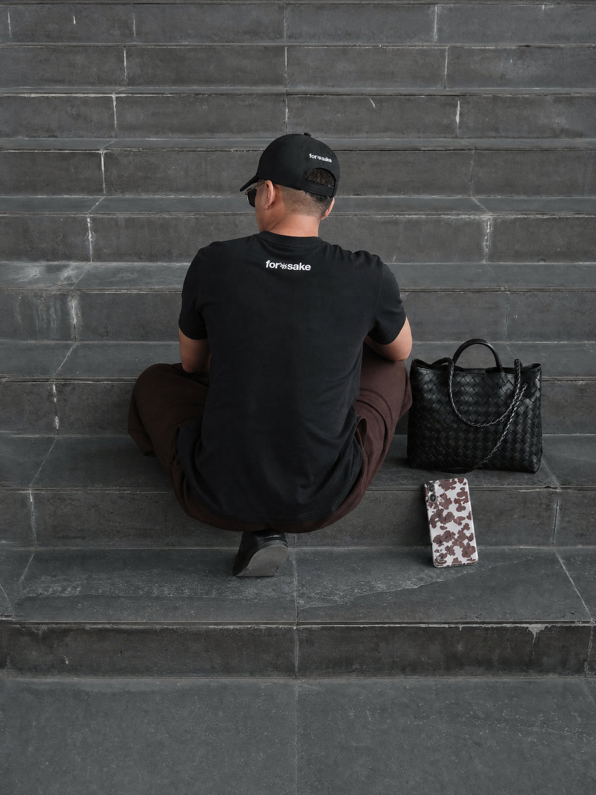 Forfksake Stay High Black T-Shirt