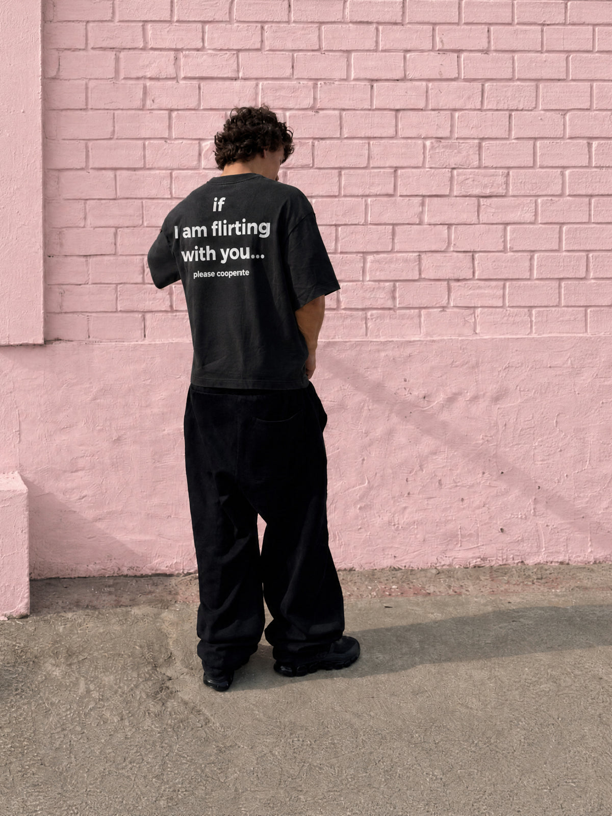 Forfksake If I'm Flirting With You Black T-Shirt