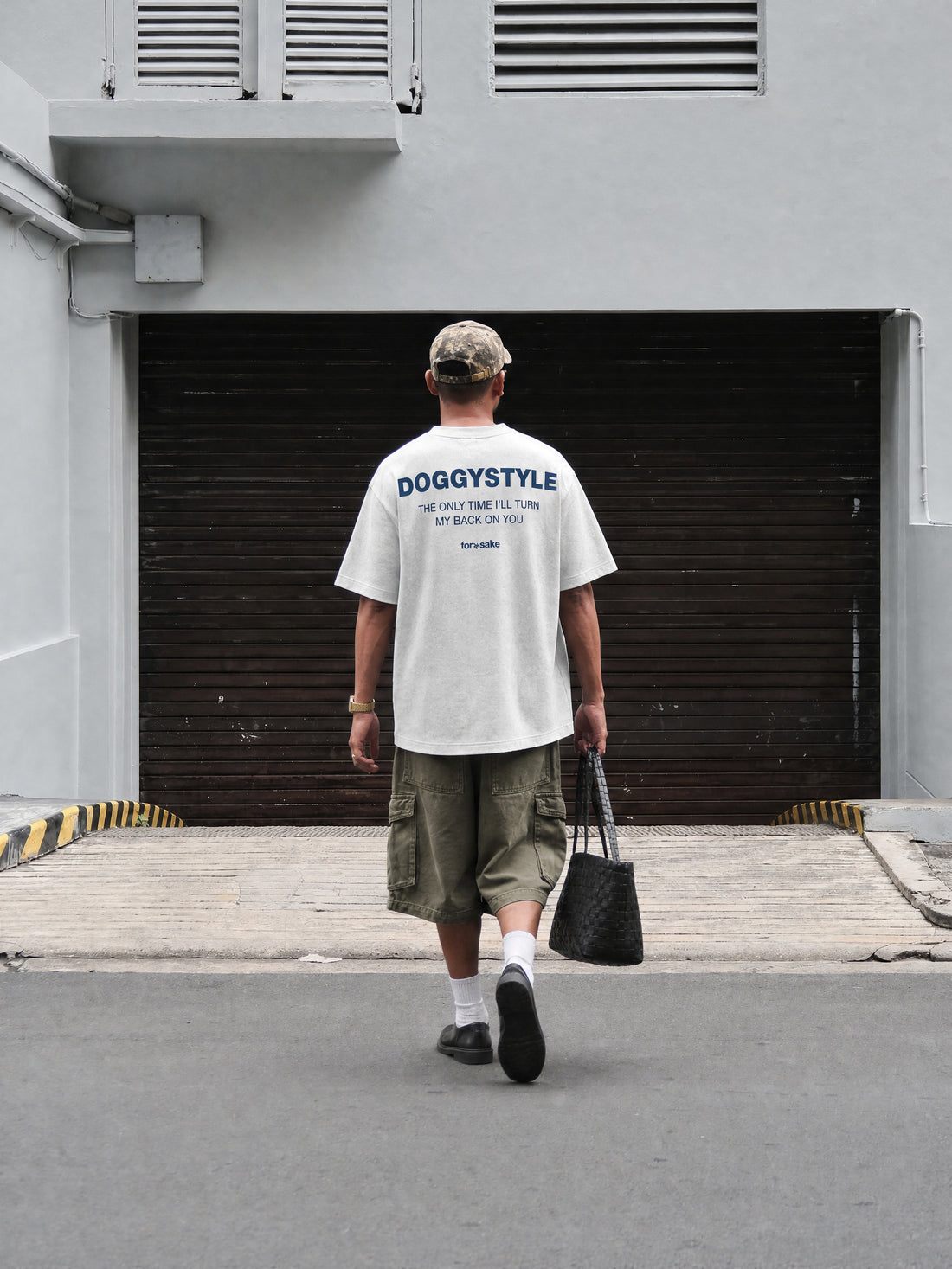 Forfksake Turn My Back White T-Shirt