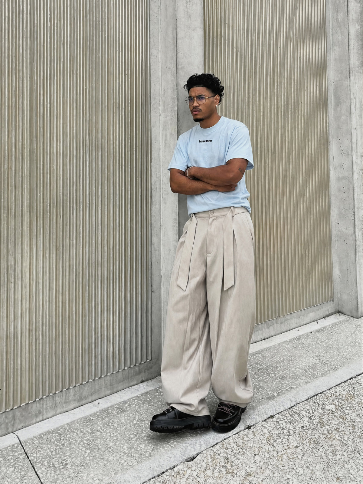 Forfksake Gentle Light Blue T-Shirt