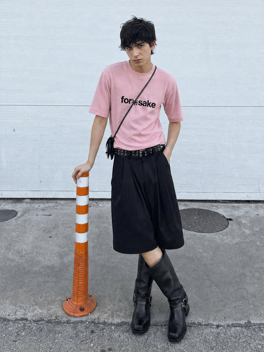 Forfksake I Bite My Tounge It_s A Bad Habit T-Shirt Pink