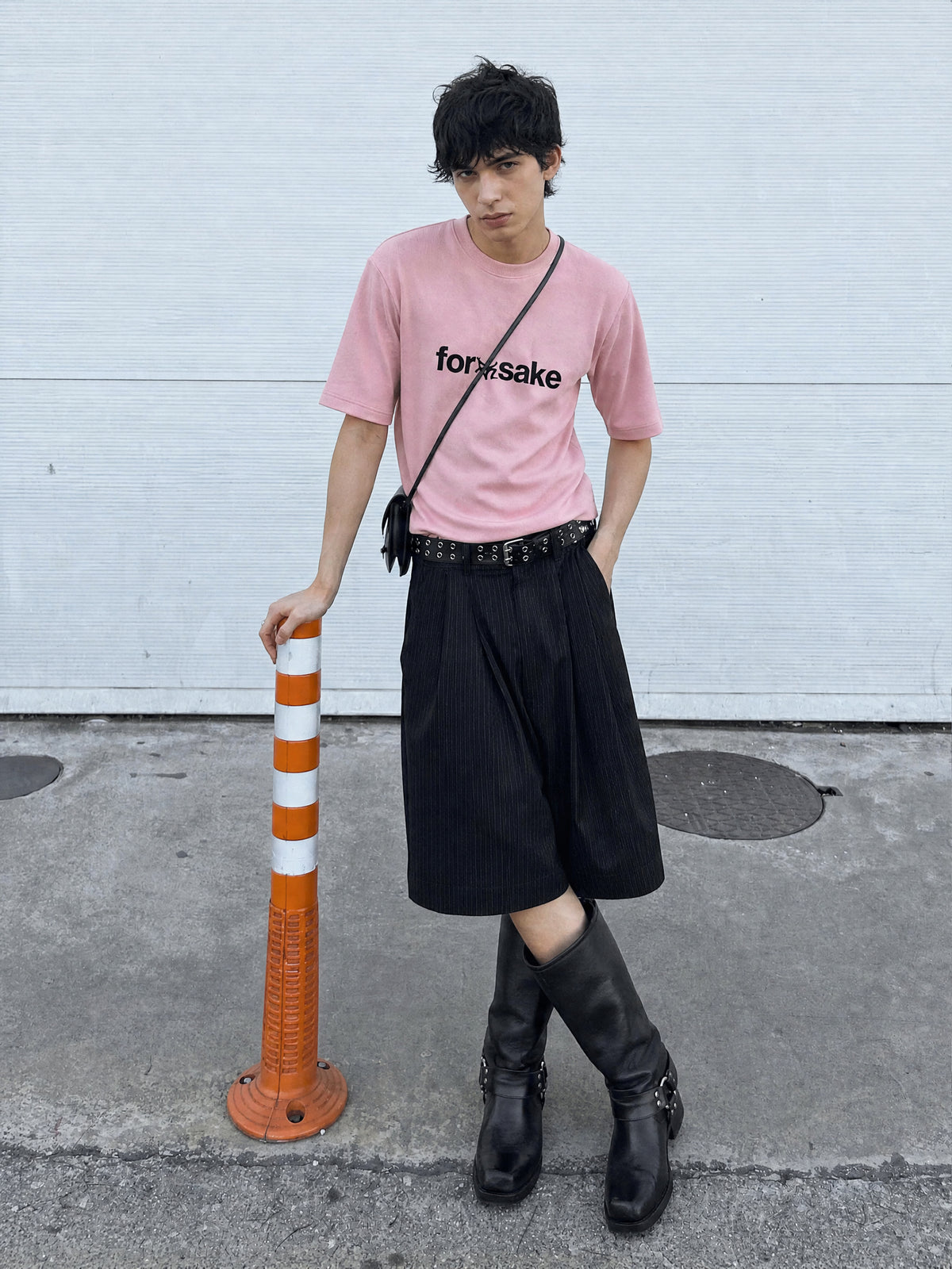 Forfksake I Bite My Tounge It_s A Bad Habit T-Shirt Pink