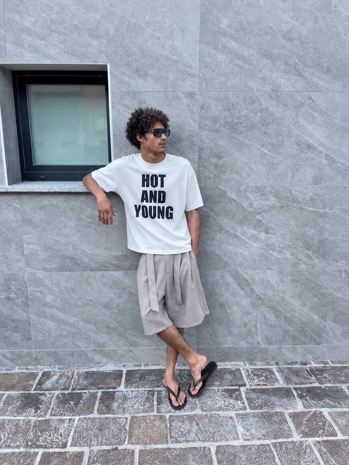 Forfksake Hot And Young T-Shirt White