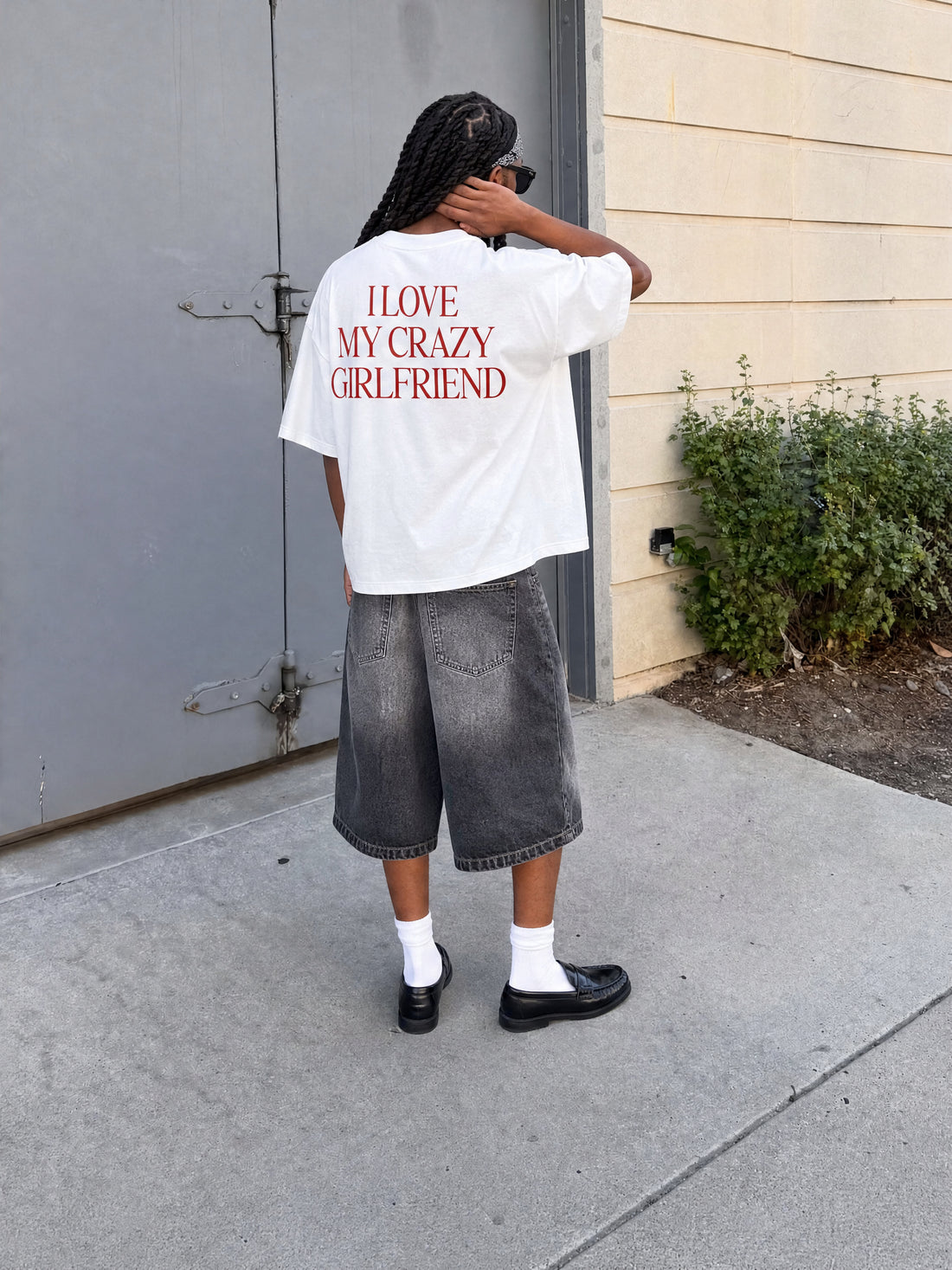 Forfksake Crazy Girlfriend T-Shirt White