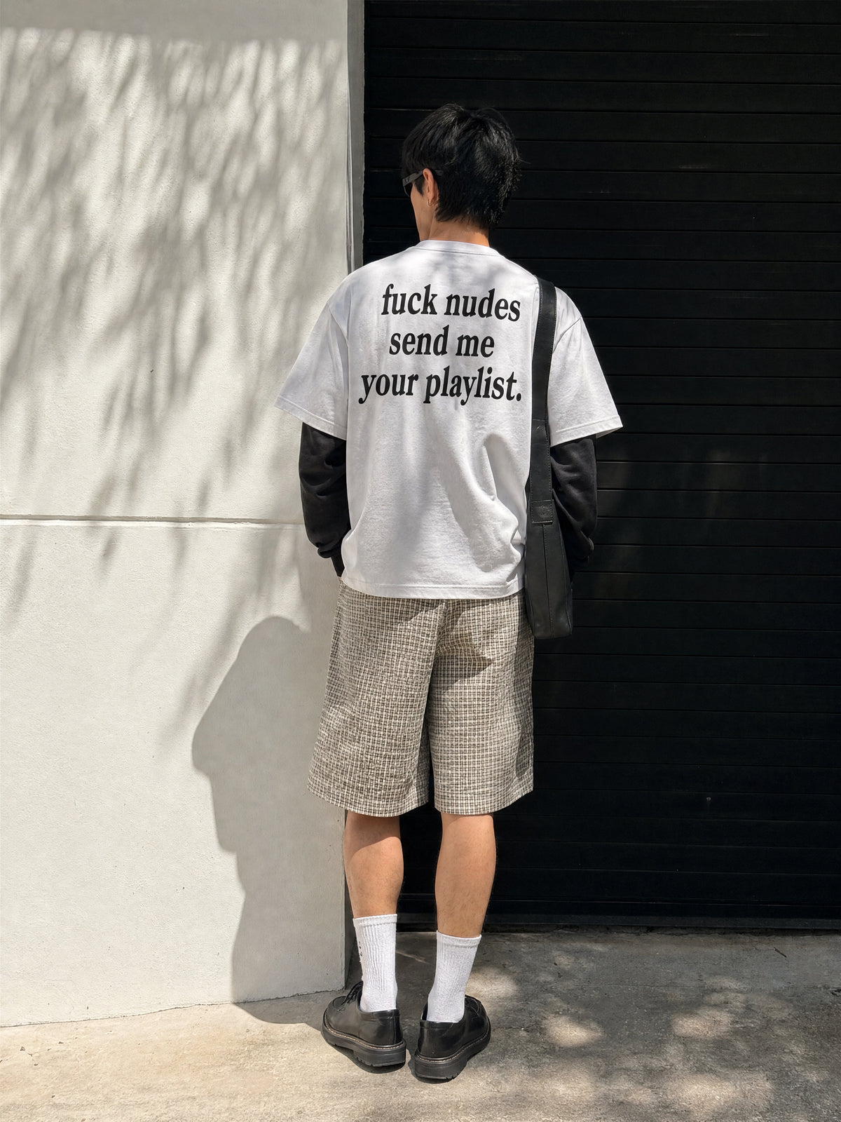 Forfksake Fuck Nudes Double Layered T-Shirt White