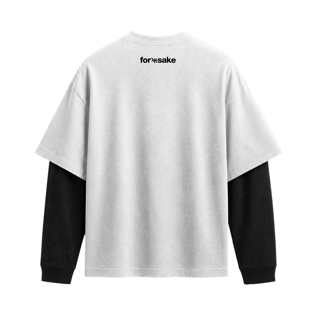 Forfksake Equal Hate Double Layered T-Shirt White