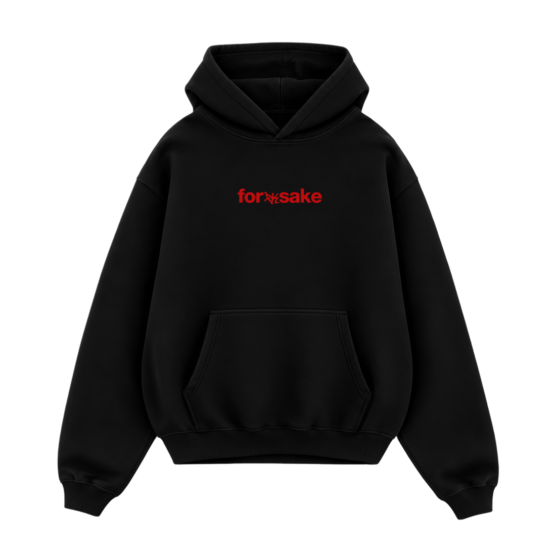 Forfksake Fame Is A Gun Hoodie Black