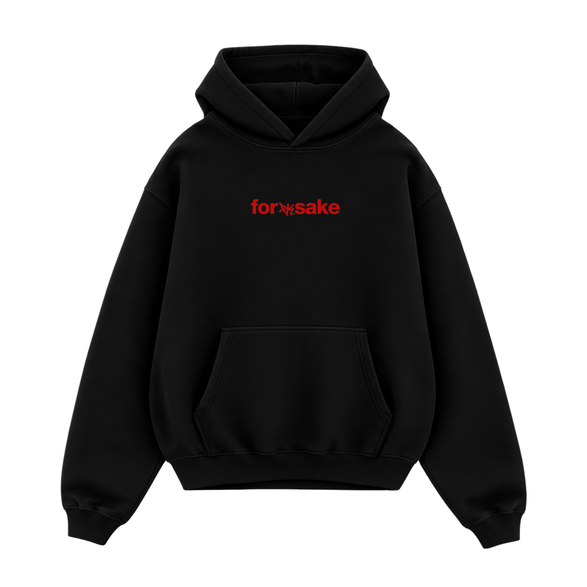 Forfksake Fame Is A Gun Hoodie Black