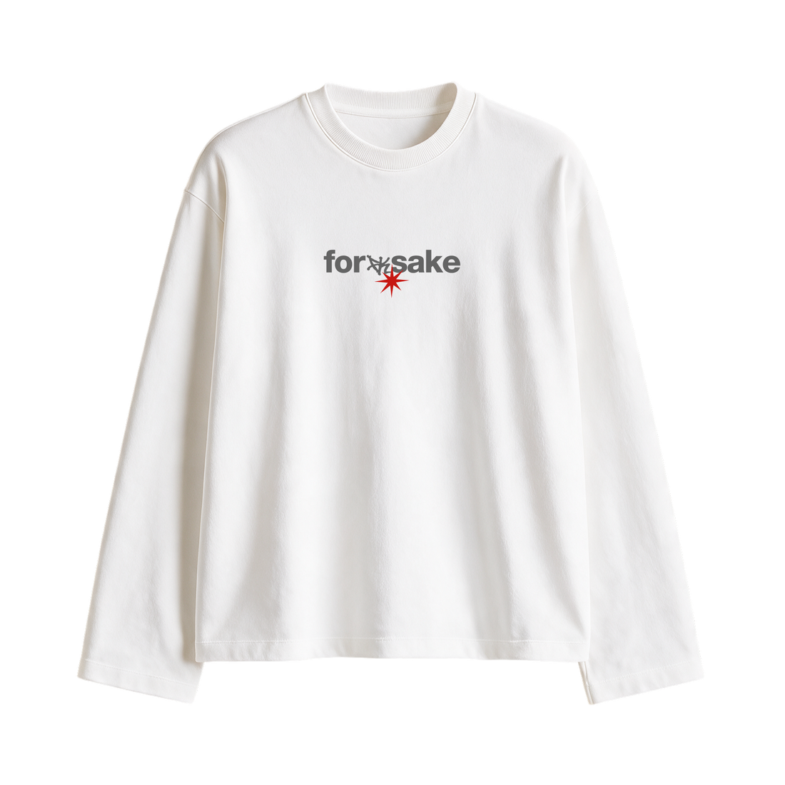 Forfksake Fast Cars Faster Girls Full Sleeve T-Shirt White