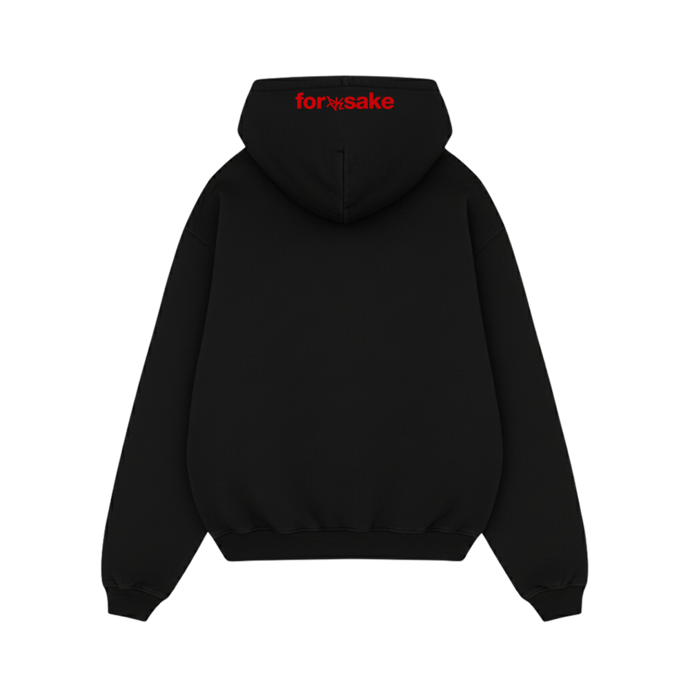 Forfksake God's Plan Black Hoodie
