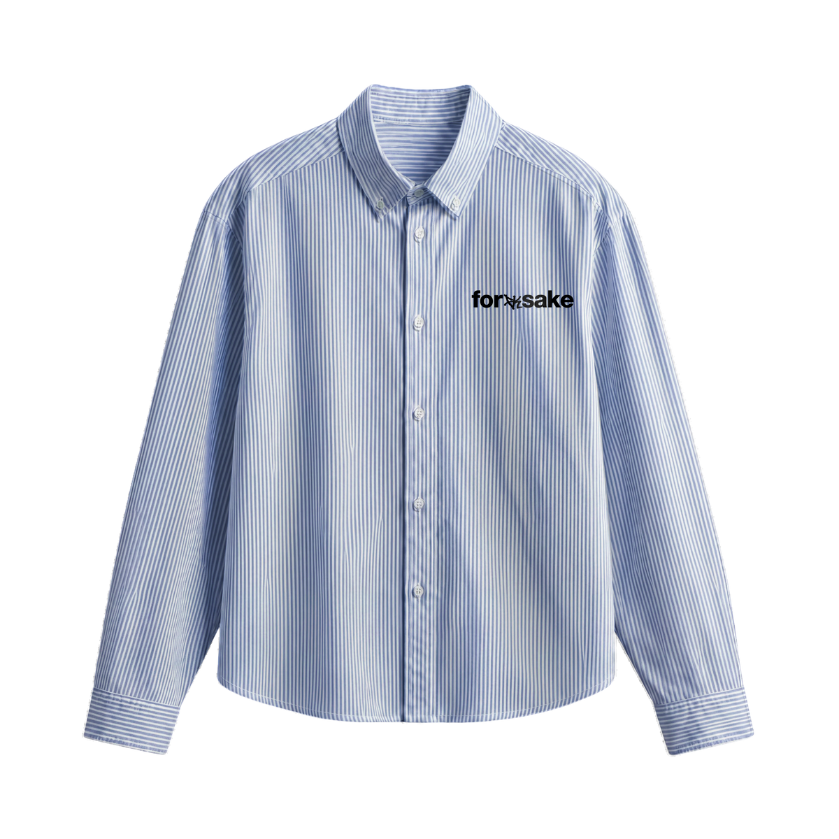 Forfksake Hot And Young Striped Shirt Blue