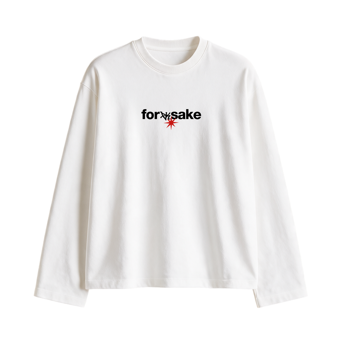 Forfksake Hot Company Full Sleeve T-Shirt White