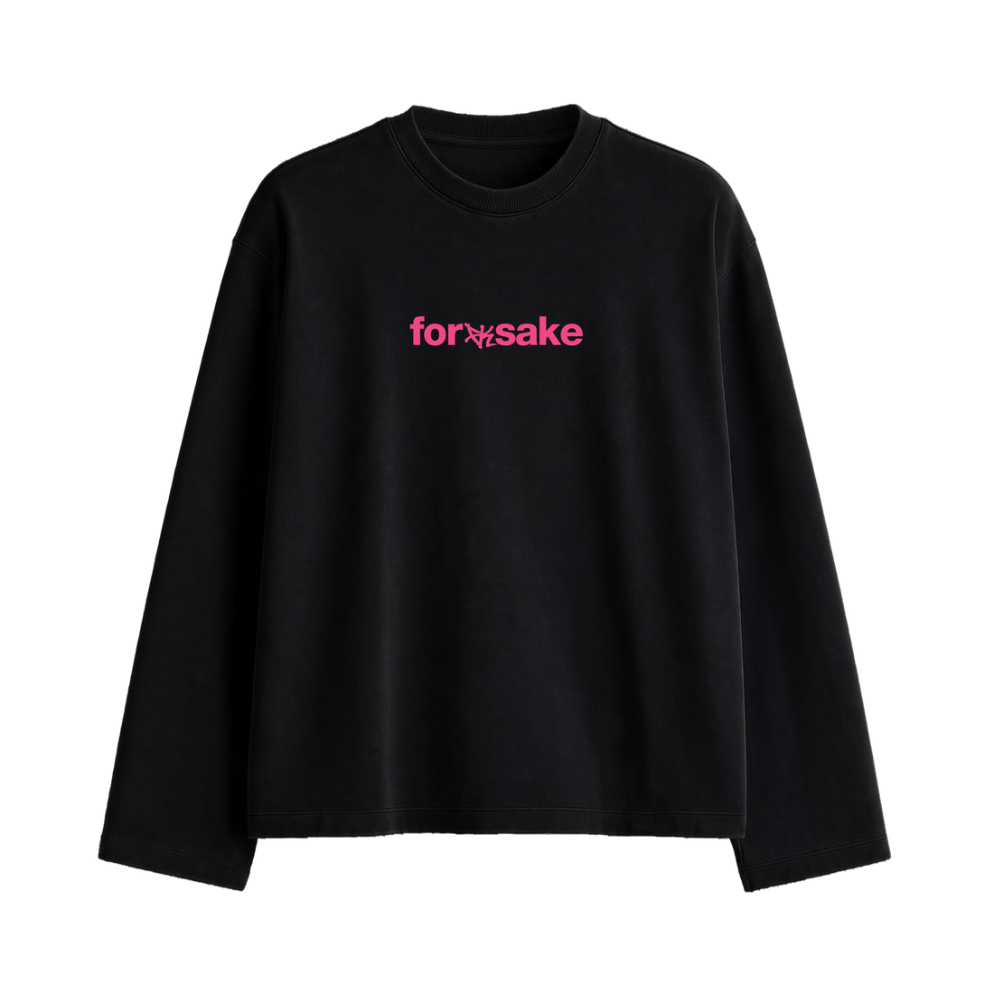 Forfksake More Soul Less Noise Full Sleeve T-Shirt Black