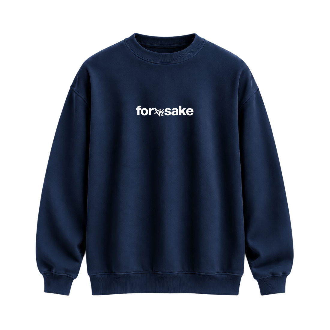 Forfksake No Time For Romance Sweatshirt Navy Blue