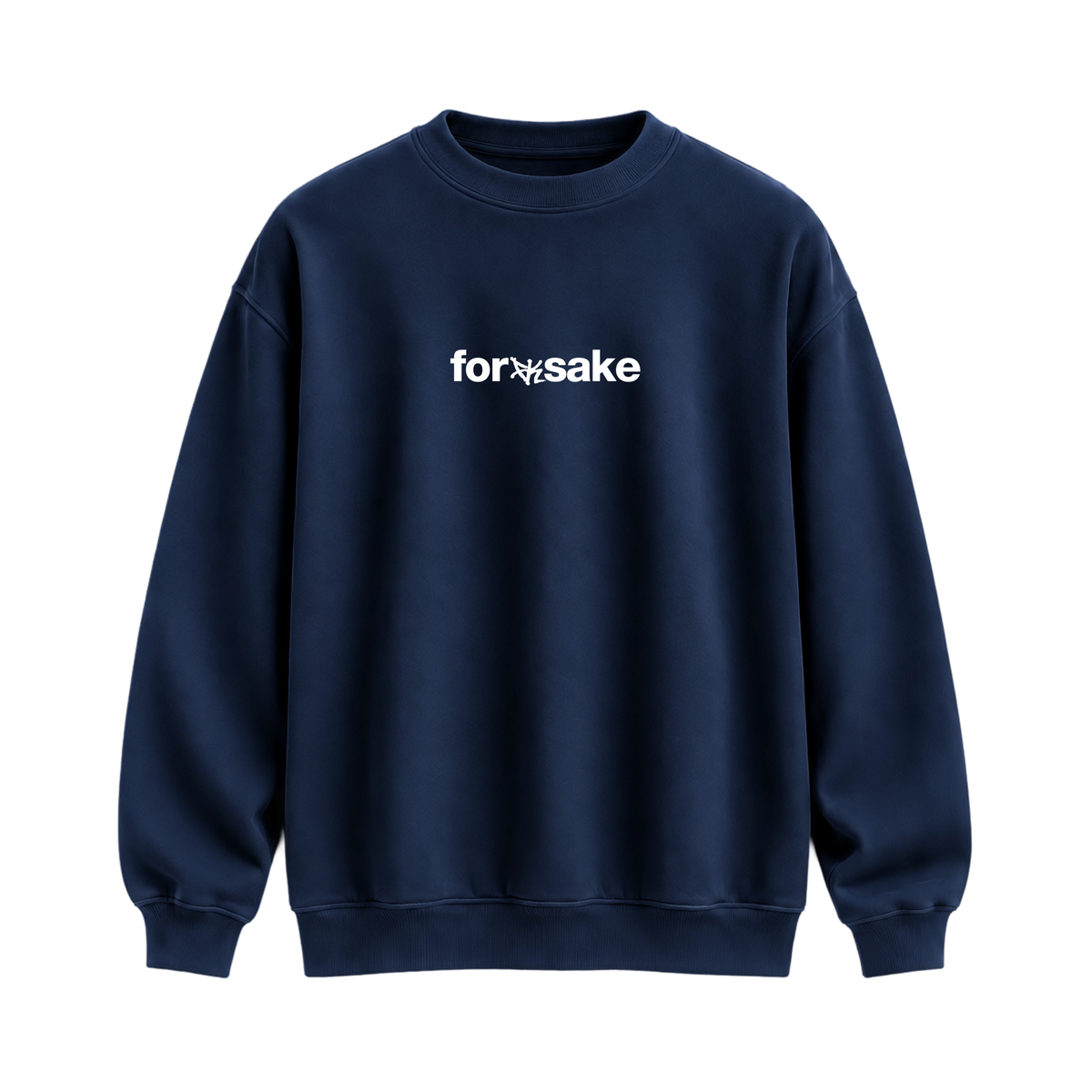 Forfksake No Time For Romance Sweatshirt Navy Blue