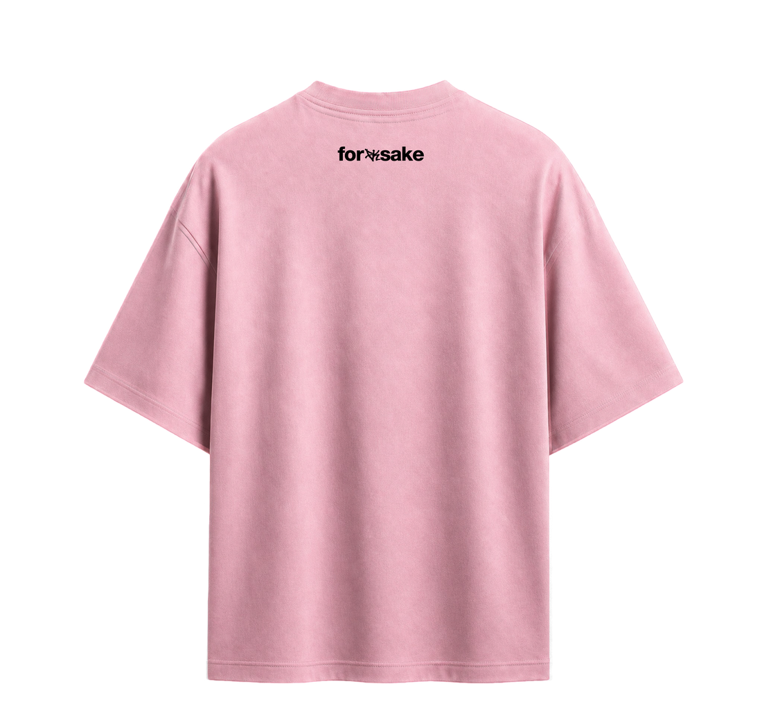 Forfksake Pink Panther Useless Graphic T-Shirt Pink
