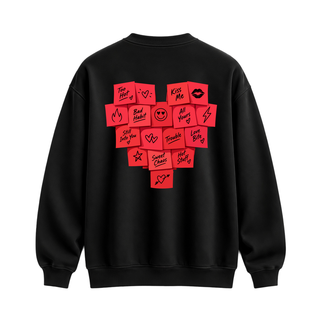 Forfksake Playing With Red Flags Sweatshirt Black