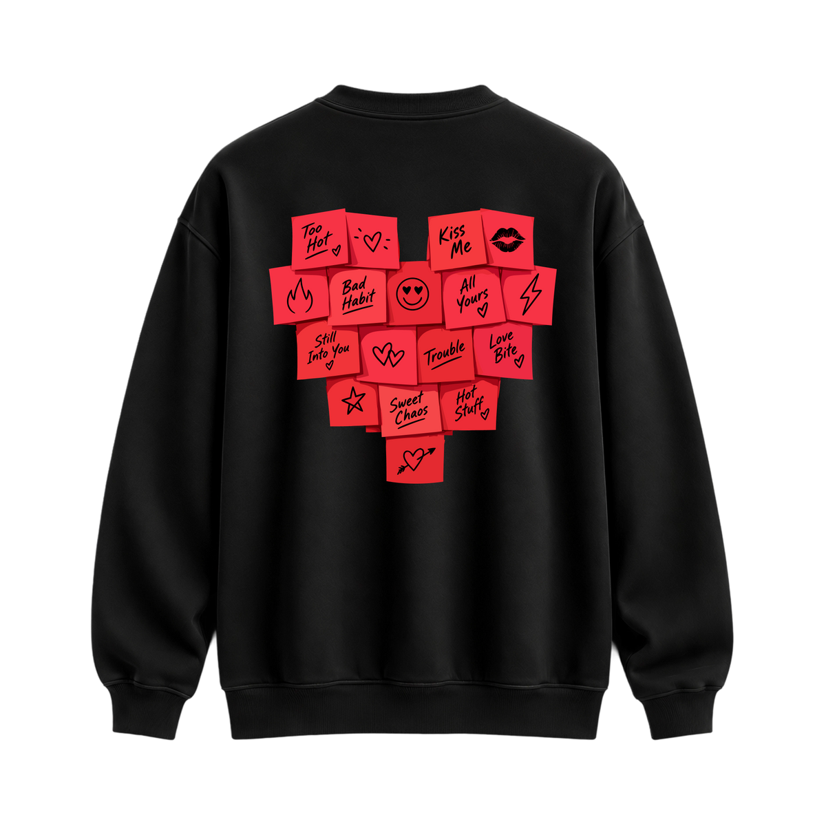 Forfksake Playing With Red Flags Sweatshirt Black