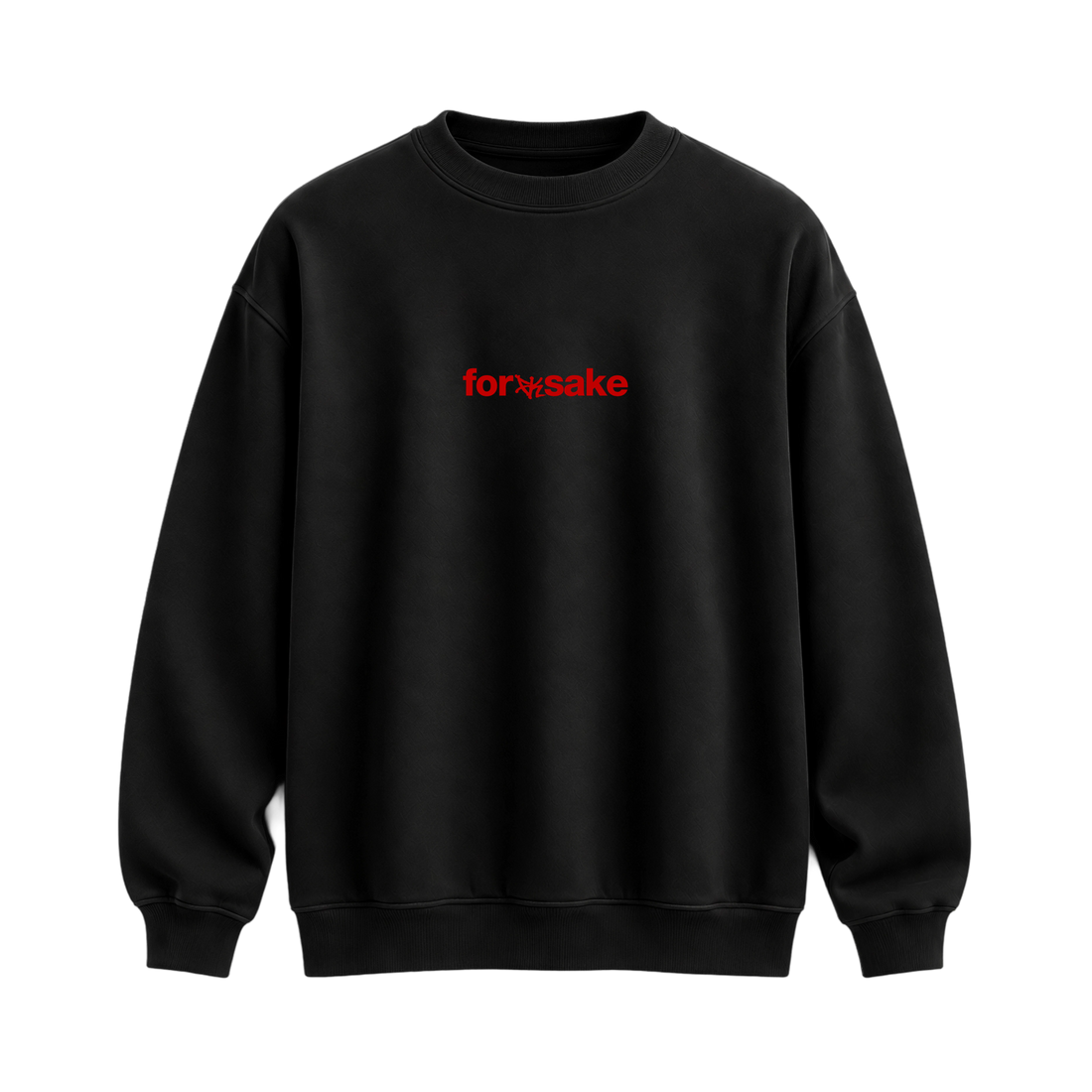 Forfksake Playing With Red Flags Sweatshirt Black