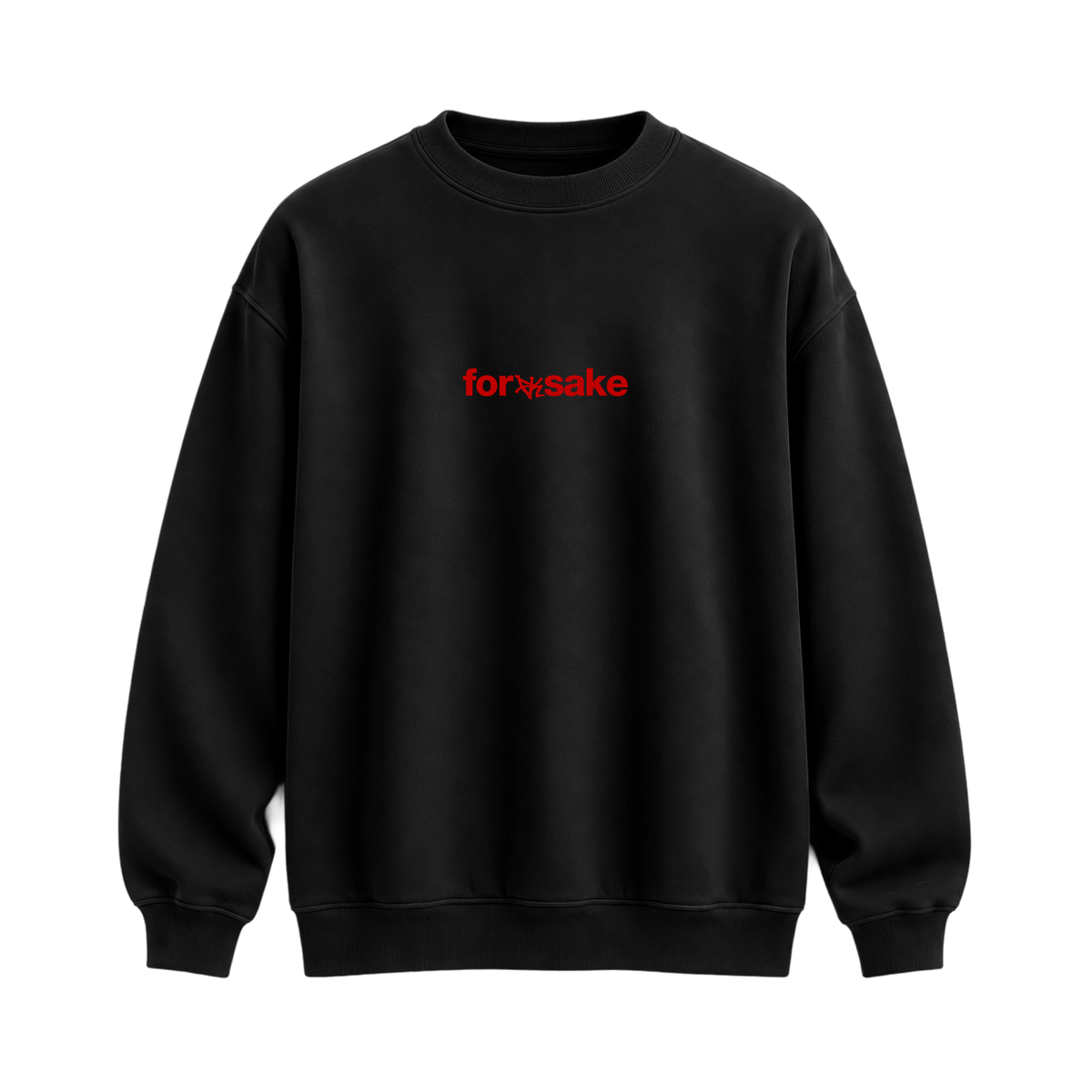 Forfksake Playing With Red Flags Sweatshirt Black