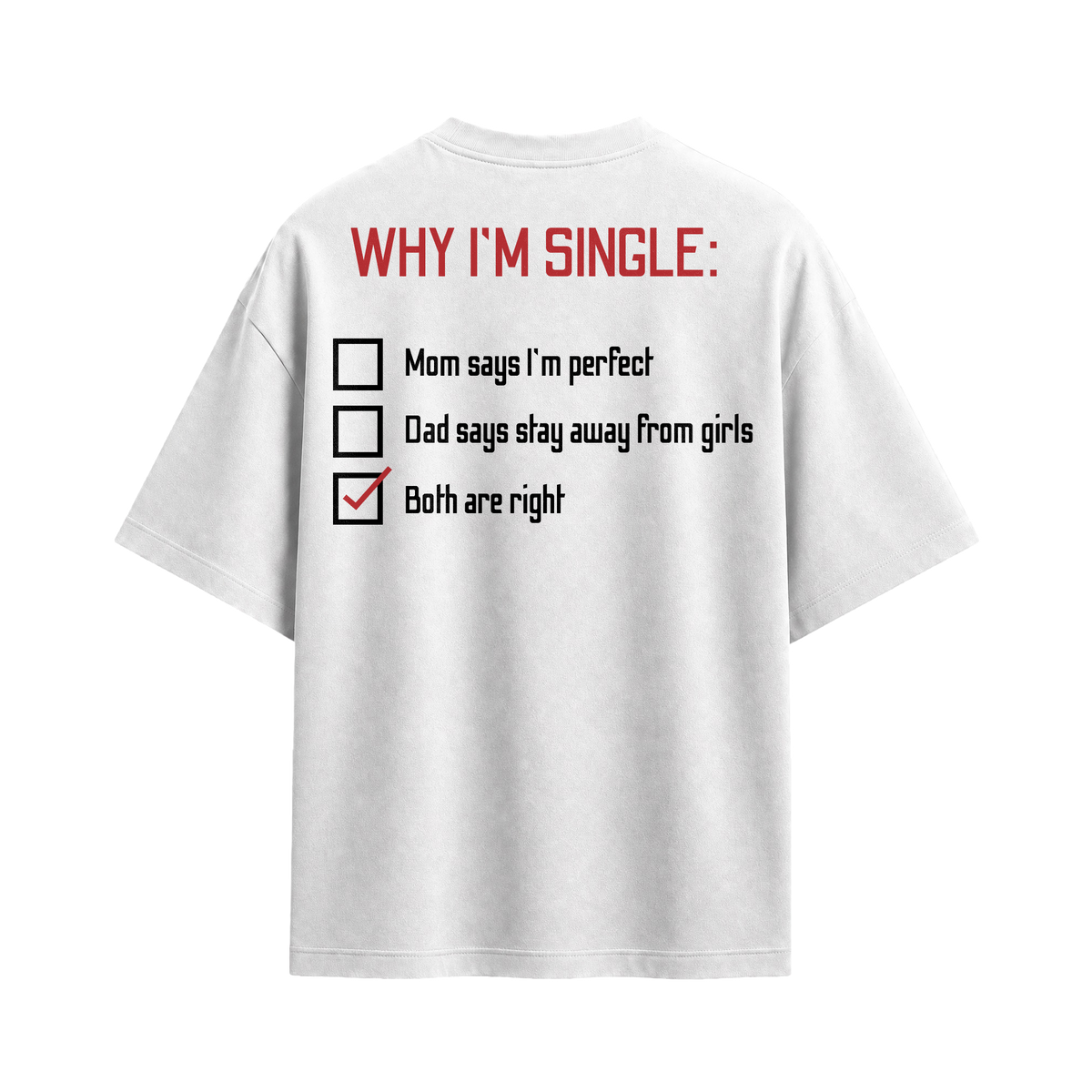 Forfksake Single White T-Shirt