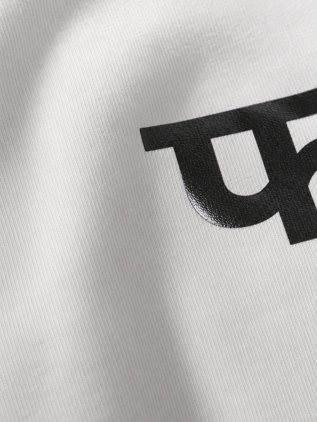 Forfksake Fuck Off T-Shirt White – close-up detail