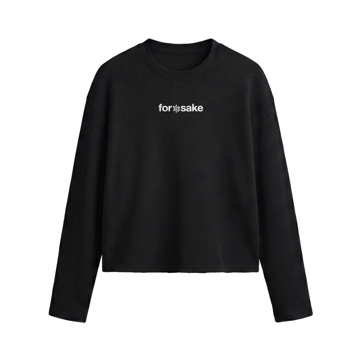 FFS restored original first-two | original_media:gid://shopify/MediaImage/30695166312551 | position:1 | Forfksake Little Fucked Up Waffle Long Sleeve Black