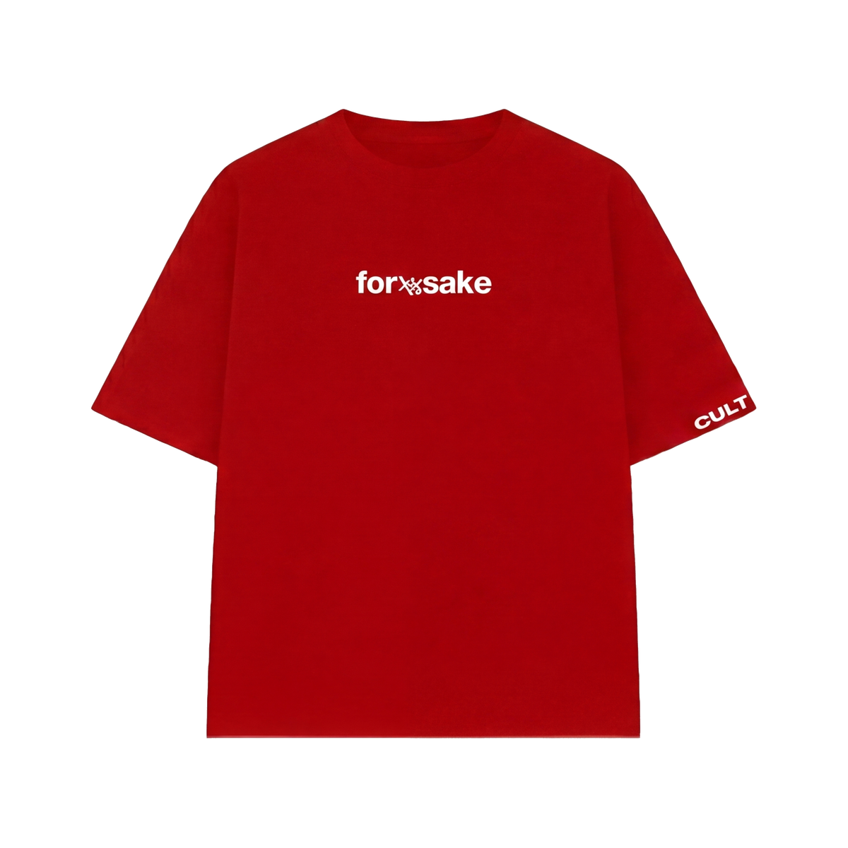 FFS restored original first-two | original_media:gid://shopify/MediaImage/30695168442471 | position:1 | Making Bitches Famous Red T-Shirt (Forfksake × Culture Circle)