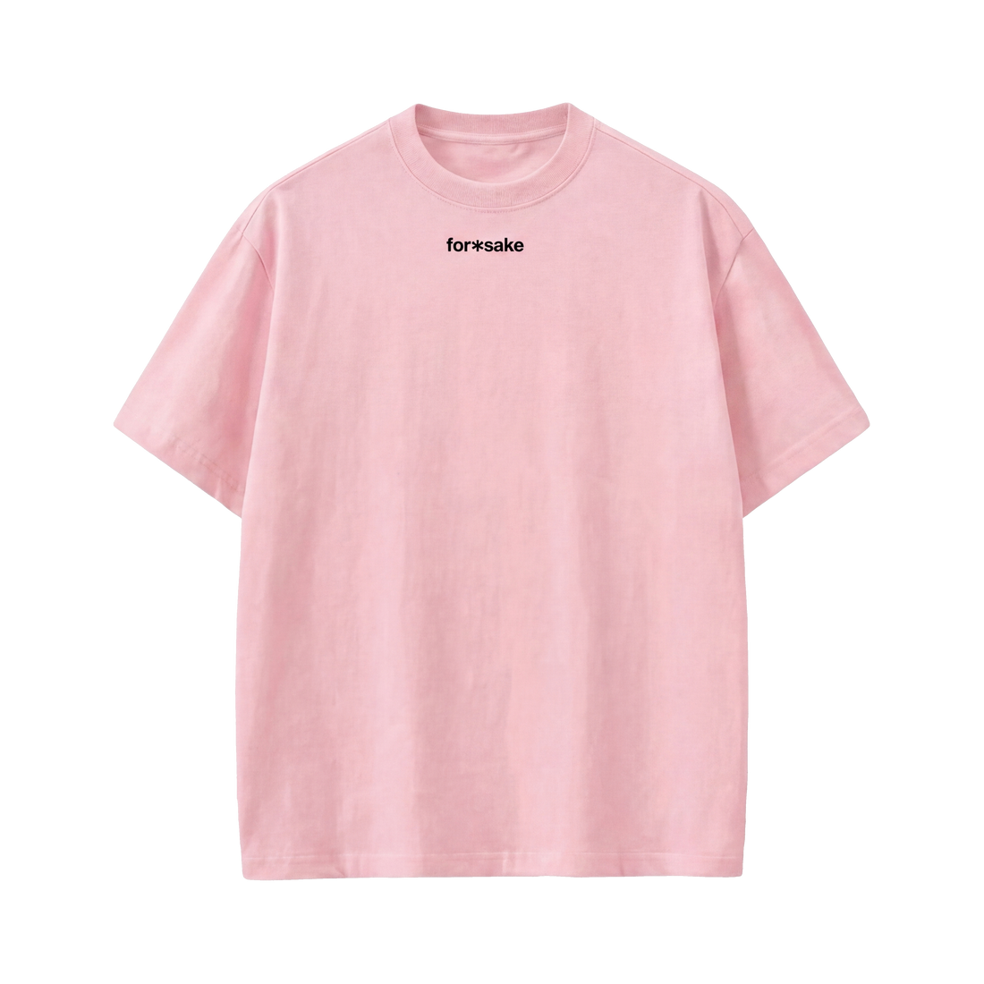 FFS restored original first-two | original_media:gid://shopify/MediaImage/30695021674599 | position:2 | Forfksake Gentle Pink T-Shirt