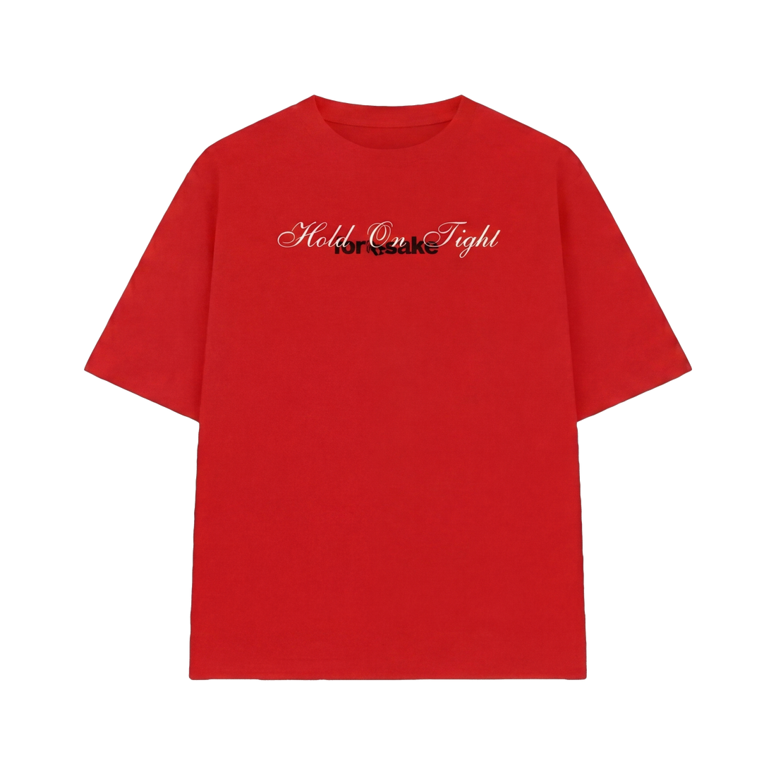 FFS restored original first-two | original_media:gid://shopify/MediaImage/30695014858855 | position:2 | Forfksake Play Your Hand Red T-Shirt