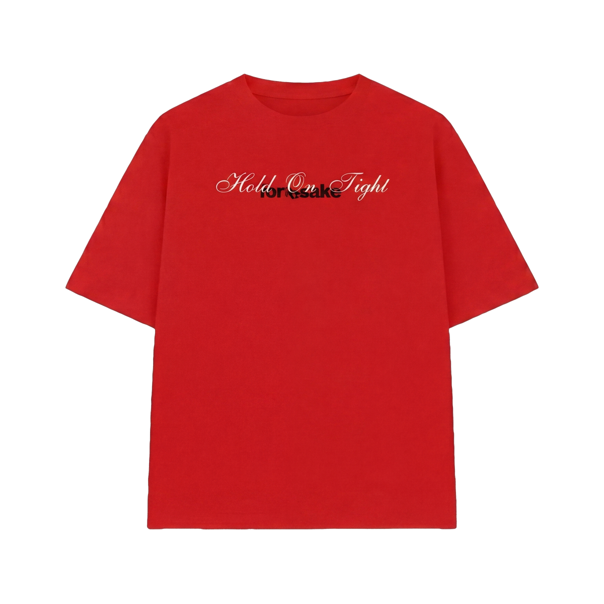 FFS restored original first-two | original_media:gid://shopify/MediaImage/30695014858855 | position:2 | Forfksake Play Your Hand Red T-Shirt