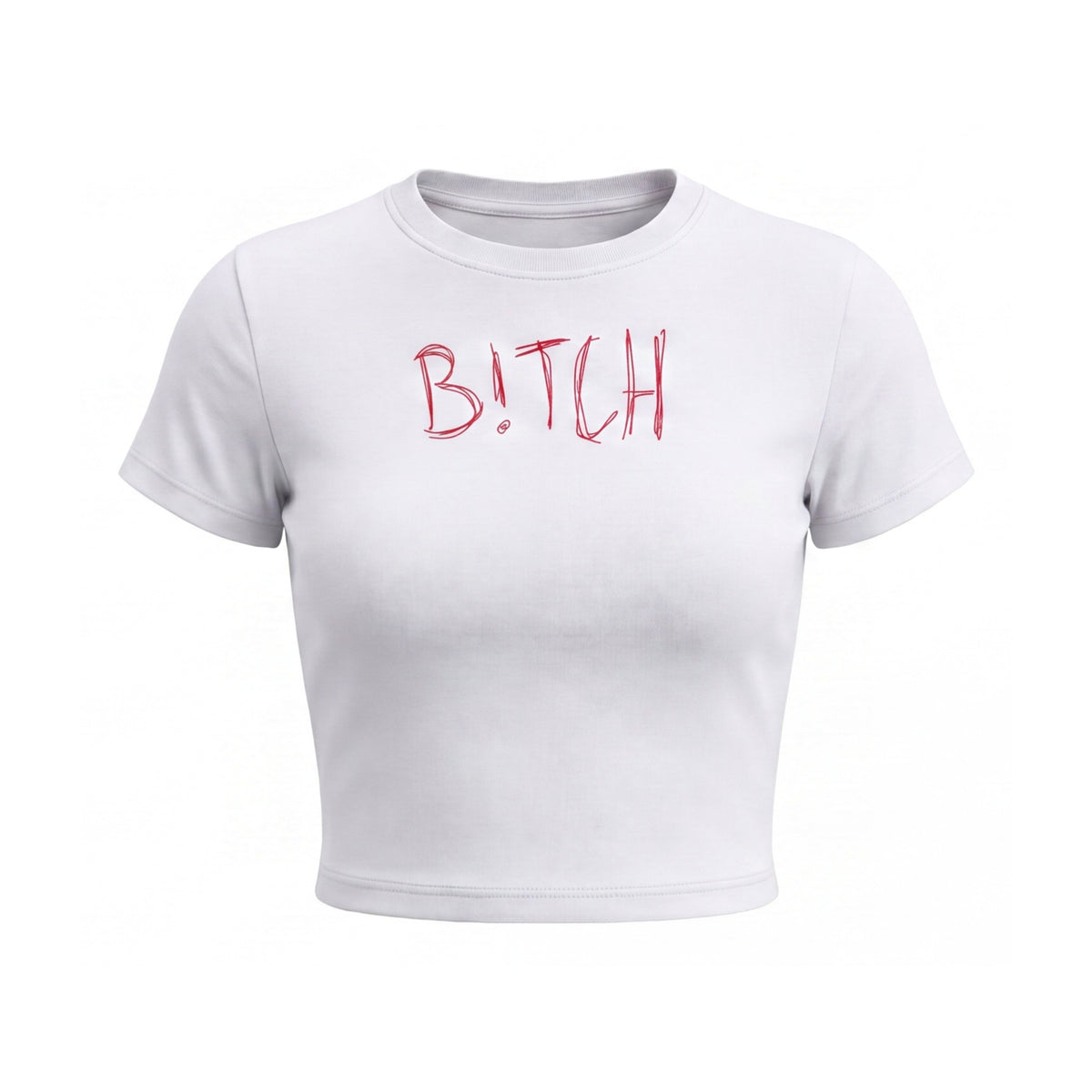 FFS restored original first-two | original_media:gid://shopify/MediaImage/30692917739623 | position:1 | Forfksake Bitch White Baby Tee
