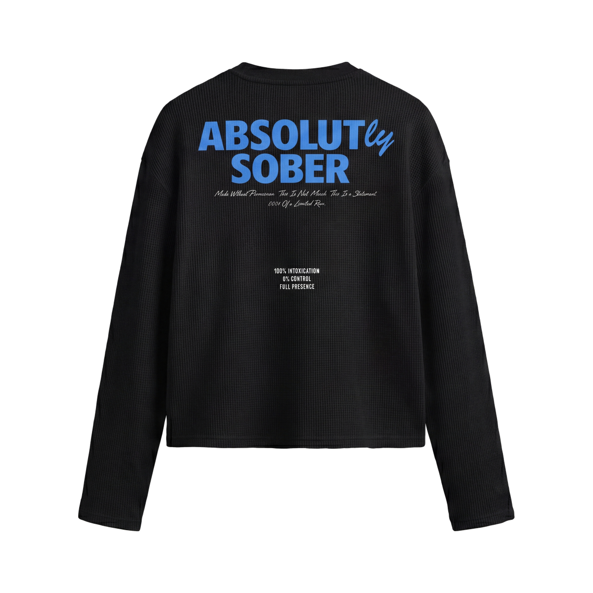 FFS restored original first-two | original_media:gid://shopify/MediaImage/30695165886567 | position:2 | Forfksake Absolut 00 Waffle Long Sleeve Black