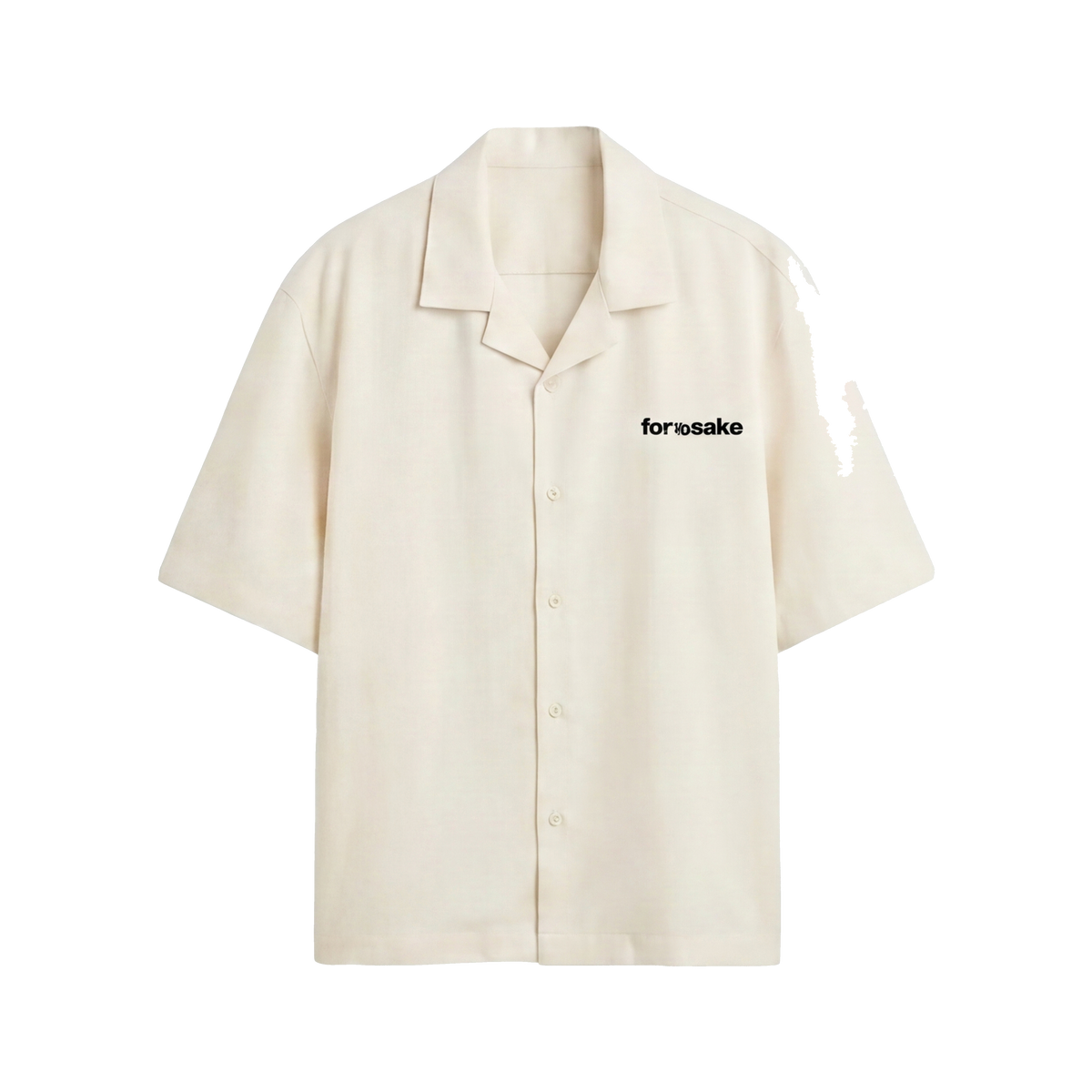FFS restored original first-two | original_media:gid://shopify/MediaImage/30695008993383 | position:2 | Forfksake Try Harder Off White Bowling Shirt
