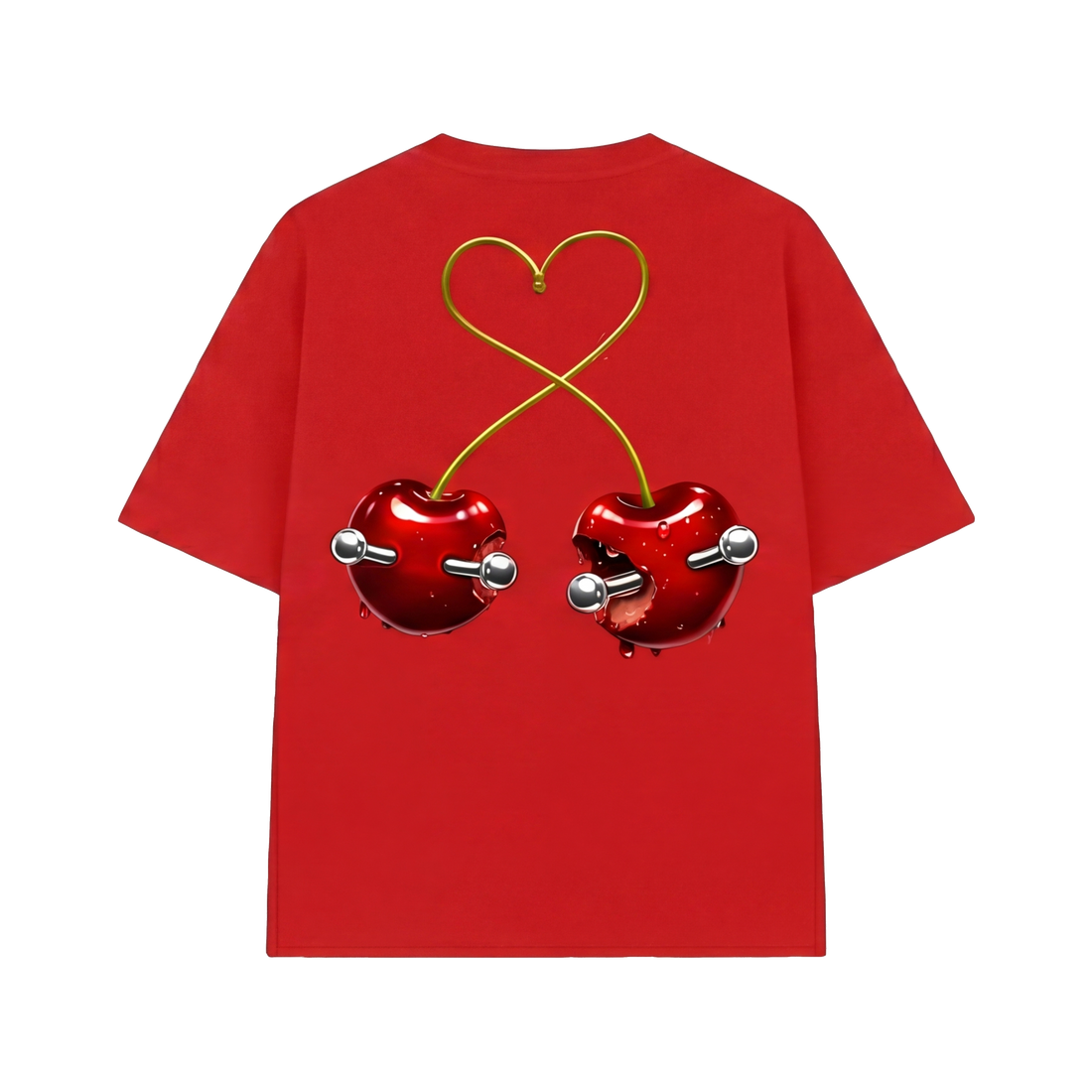FFS restored original first-two | original_media:gid://shopify/MediaImage/30695014400103 | position:2 | Forfksake Handle With Desire Red T-Shirt