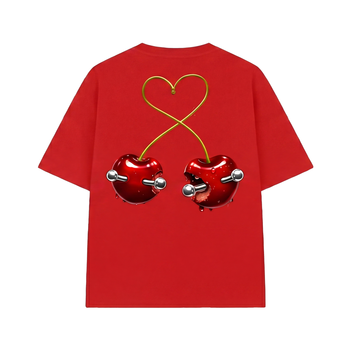 FFS restored original first-two | original_media:gid://shopify/MediaImage/30695014400103 | position:2 | Forfksake Handle With Desire Red T-Shirt