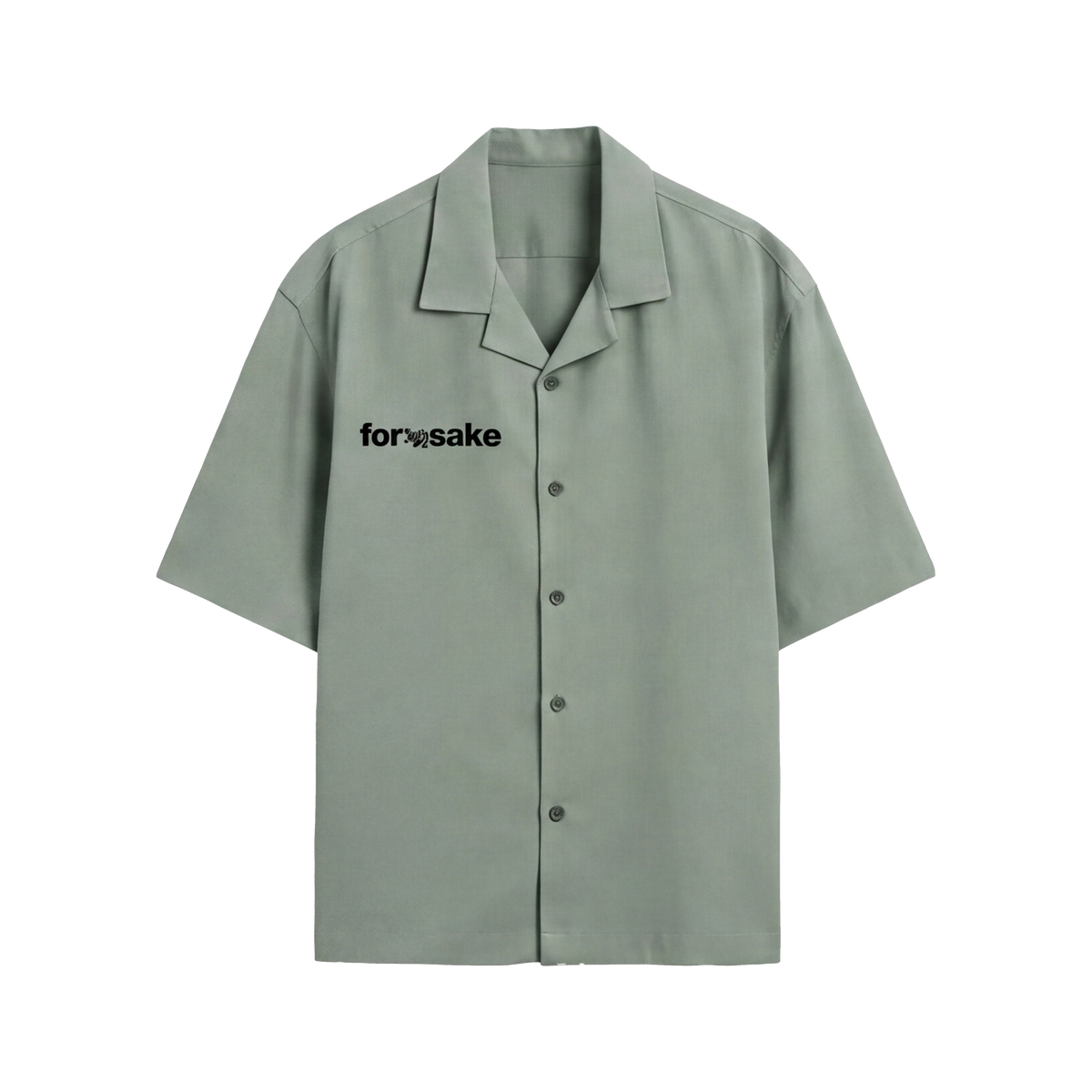 FFS restored original first-two | original_media:gid://shopify/MediaImage/30695016464487 | position:2 | Forfksake Limited Edition Fake Bowling Shirt (Sage Green)
