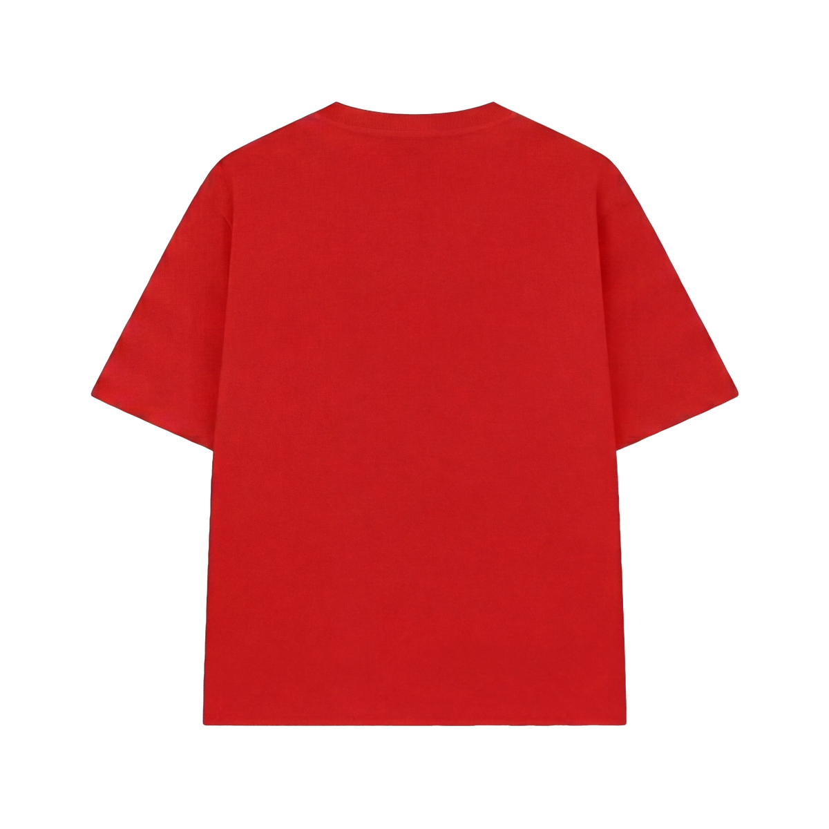 FFS restored original first-two | original_media:gid://shopify/MediaImage/30695047135335 | position:2 | Forfksake Basic Staple Red T-Shirt